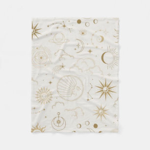 Cobertor De Velo Lua e Estrelas Sky Bohemian Blanket