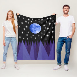 Cobertor De Velo Lua Starlight Fleece Blanket
