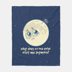 Cobertor De Velo Lua triste