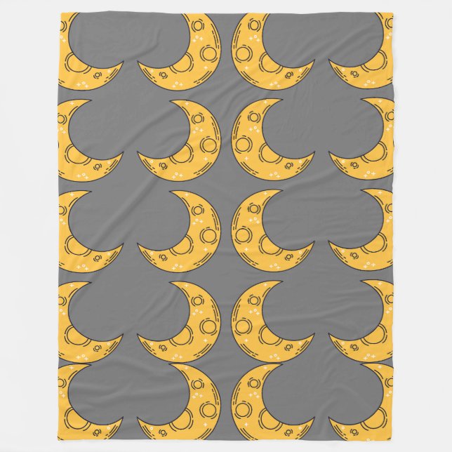 Cobertor De Velo Lua Whimsical (Frente)