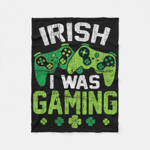 Cobertor De Velo Lucky Irish Eu Estava Jogando Rua De Vídeo Engraça