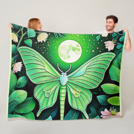 Cobertor De Velo Lunar Butterfly Bloom Design