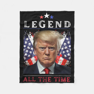 Cobertor De Velo Luta de Donald Trump Dia da Posse 2025 Lenda Casa