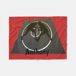 Cobertor De Velo Luta personalizada na cobertura do velo da esteira