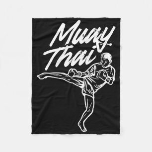 Cobertor De Velo lutador de Muay Thai lutando Artes Marciais