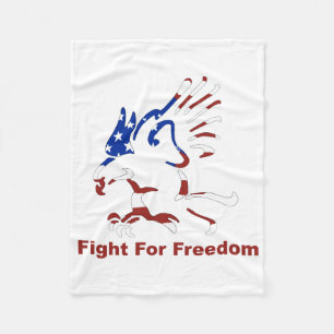 Cobertor De Velo Lutar Pela Liberdade Fleece Blanket