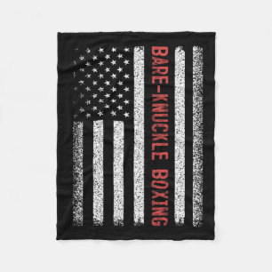 Cobertor De Velo Luvas de Boxe Bandeira Americana 4 de Julho Mulher