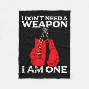 Cobertor De Velo Luvas de Boxe Eu Não Preciso De Um Combate Boxer