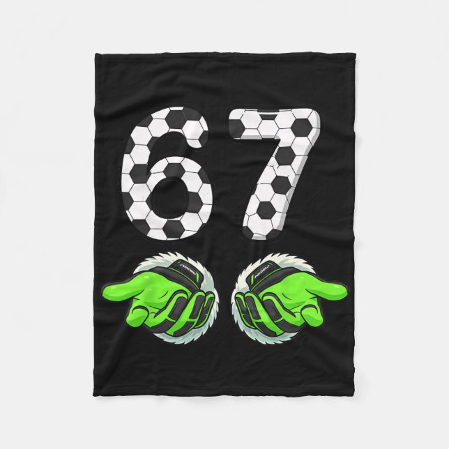Cobertor De Velo Luvas de guarda-redes de futebol 67 para jovens (Frente)