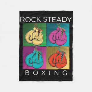 Cobertor De Velo Luvas de multicores Rock Steady Boxing