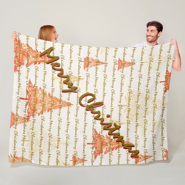 Cobertor De Velo Luxury Christmas Christmas Trees Festive (In Situ)