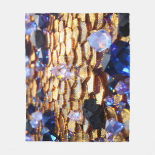 Cobertor De Velo Luxury Fantasy Gemstone Abstrato