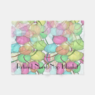 Cobertor De Velo Luz aposentada da cobertura do velo da enfermeira