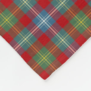 Cobertor De Velo Luz - Tartan antigo do clã adoptivo do azul e do