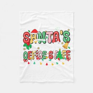 Cobertor De Velo Luzes de Natal da Equipe de Escritório Favorita do