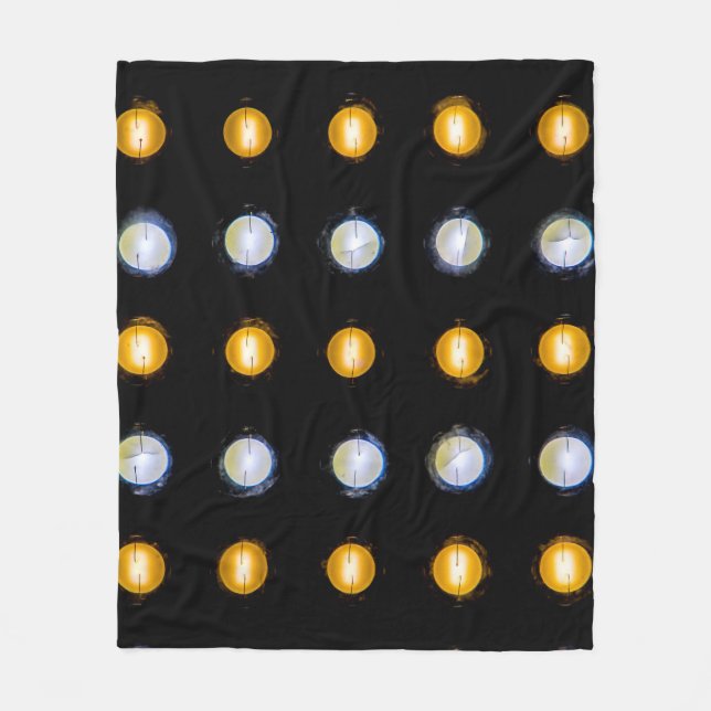 Cobertor De Velo Luzes LED, fundo de abstrato de encerramento. (Frente)