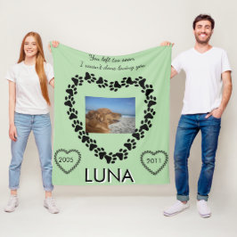 Cobertor De Velo Lymphoma Awareness Paw Print Heart