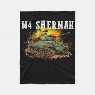 Cobertor De Velo M4 Sherman O Ww2 Tank Um Tanque Do Exército Wwii P