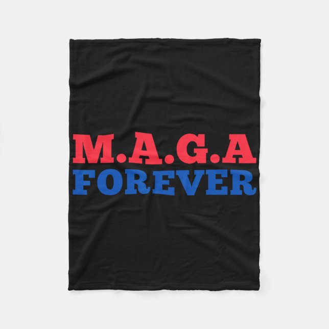Cobertor De Velo M.a.g.a. Para sempre  (Frente)