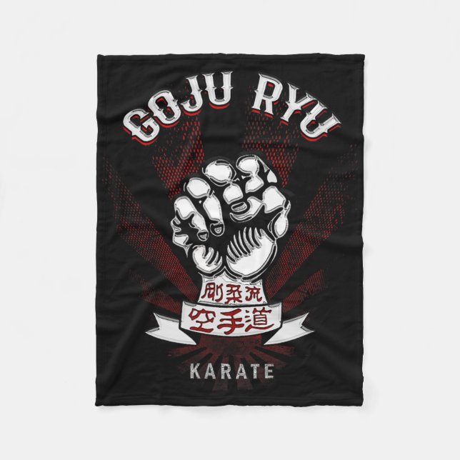 Cobertor De Velo M. Dam Goju Ryu Karate - Uni-adultos (Frente)