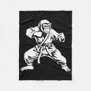 Cobertor De Velo Macaco de Karatê Taekwondo Kickboxing Mma Judô Mac