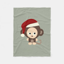 Cobertor De Velo Macaco de Natal