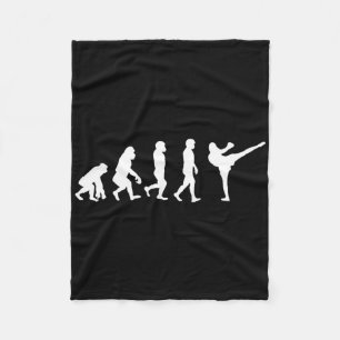 Cobertor De Velo Macaco Gorila Evolução Humana Engraçada Karatê Box