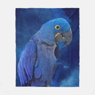 Cobertor De Velo Macaw do jacinto