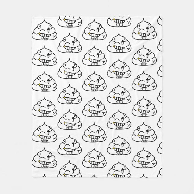 Cobertor De Velo Macho Poop - Brootsch, PooPoo (Frente)