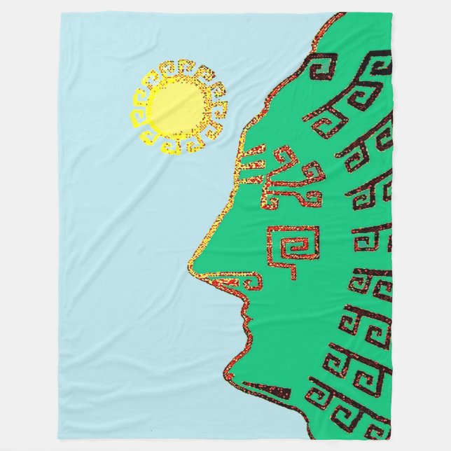 Cobertor De Velo Machu Picchu Cusco Peru Desenhando Folha (Frente)