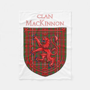 Cobertor De Velo MacKinnon Tartan - Xadrez escocesa Rampant