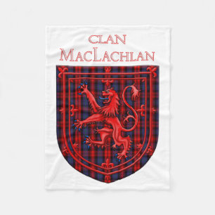 Cobertor De Velo Maclachlan Tartan Scottish Xadrez Lion Rampant