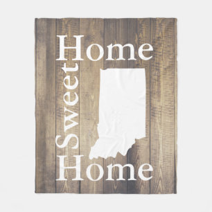 Cobertor De Velo Madeira Home doce Home rústica do celeiro de