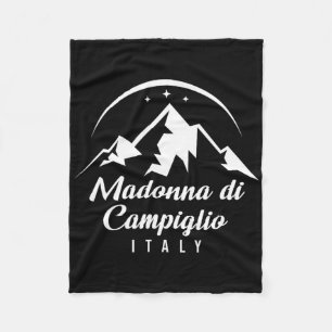 Cobertor De Velo Madonna Di Campiglio Itália Ski Resort Skib Snowb