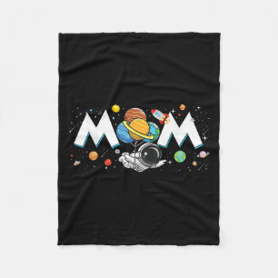 Cobertor De Velo Mãe Da Família Espacial Encantada Do Astronauta Bi