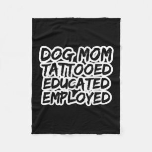Cobertor De Velo Mãe De Cachorros Tatuados Empregados Educados Tatu