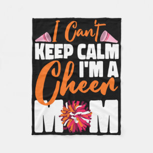 Cobertor De Velo Mãe de Cheerleading Cheer Não Posso Manter Calma E
