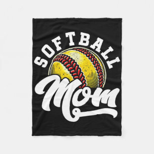 Cobertor De Velo Mãe de Softball Receptora de Softball Arremessador