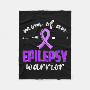 Cobertor De Velo Mãe de um guerreiro da epilepsia conscientização d