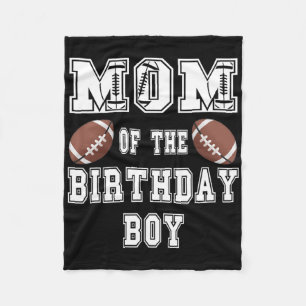 Cobertor De Velo Mãe Do Menino De Aniversário Amante De Futebol Fam