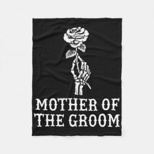 Cobertor De Velo Mãe Do Solteiro Gothic Skeleton Weddi