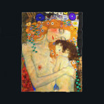 Cobertor De Velo Mãe e criança pela arte Nouveau de Gustavo Klimt<br><div class="desc">Mãe e criança - detalhe das três idades da mulher,  de uma pintura popular pelo symbolist austríaco & do artista Gustavo Klimt do nouveau da arte desde 1905.  Cobertura do velo das belas artes.</div>