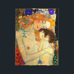 Cobertor De Velo Mãe e criança pela arte Nouveau de Gustavo Klimt<br><div class="desc">Mãe e criança - detalhe das três idades da mulher,  de uma pintura popular pelo symbolist austríaco & do artista Gustavo Klimt do nouveau da arte desde 1905.  Cobertura do velo das belas artes.</div>