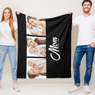 Cobertor De Velo Mãe Estabeleceu Elegante Roteiro Preto 3 Foto