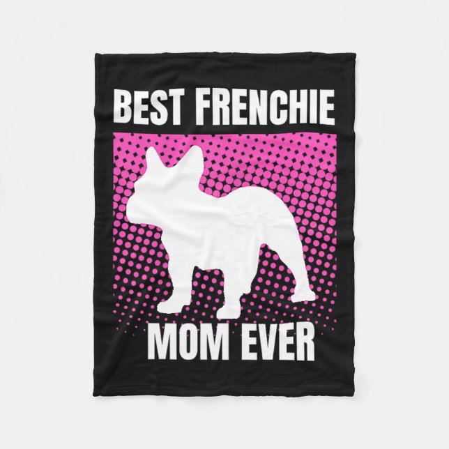 Cobertor De Velo Mãe Francesa Alguma Vez Mamãe Francesa Cachorro Fr (Frente)
