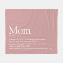Mãe Mamãe Definição Rosa Poeira Cor-de-Rosa