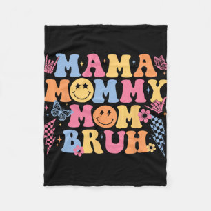 Cobertor De Velo Mãe Mamãe Mãe Bruh Feliz dia de as mães Mulheres M