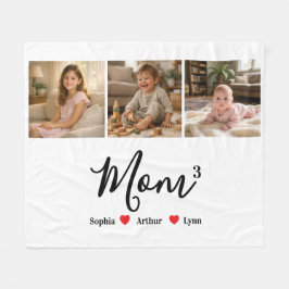 Cobertor De Velo Mãe Minimalista Moderna - Lembrança Personalizada 