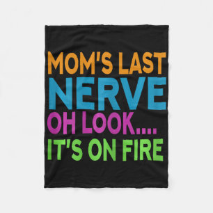 Cobertor De Velo Mãe No Último Nervo Oh Olha Mãe Mamãe Mãe Mãe Mãe