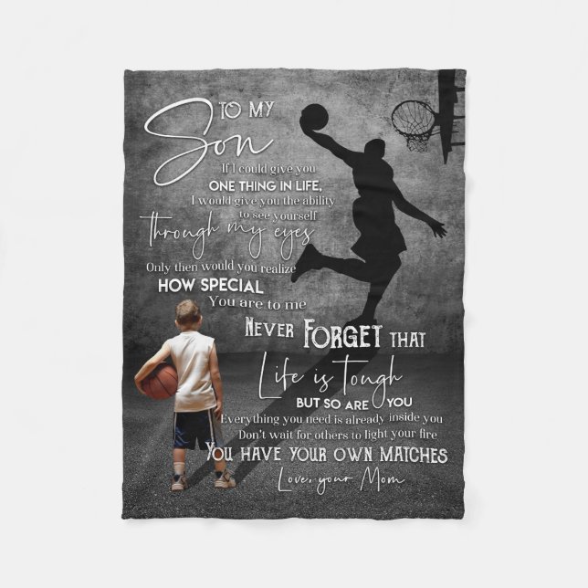 Cobertor De Velo Mãe Para O Meu Filho Se Eu Pudesse (Frente)